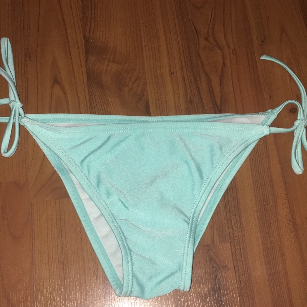 Blue bikini bottoms